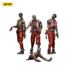 Zombie pack 4 figurines Dark Source Mechanic Team 8 cm | 6927054401567