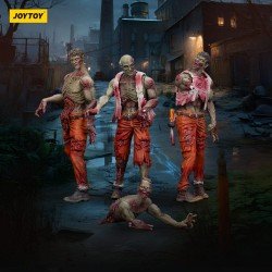 Zombie pack 4 figurines Dark Source Mechanic Team 8 cm | 6927054401567