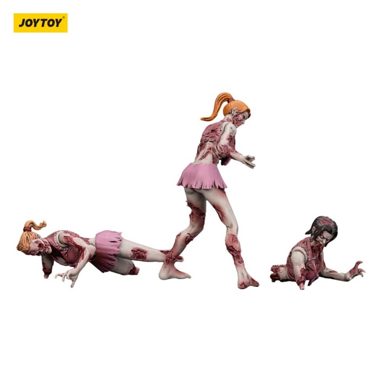 Zombie pack 3 figurines Dark Source Cheer Leaders 8 cm | 6927054401574