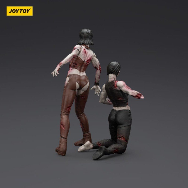 Zombie pack 2 figurines Dark Source Female wrestlers 8 cm | 6927054401581