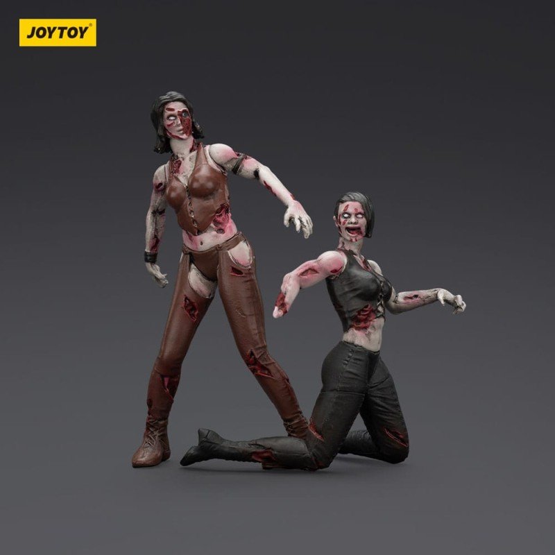 Zombie pack 2 figurines Dark Source Female wrestlers 8 cm | 6927054401581