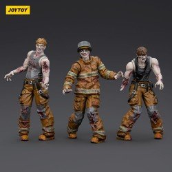 Zombie pack 3 figurines Dark Source Firefighters 8 cm | 6927054401598