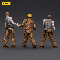 Zombie pack 3 figurines Dark Source Firefighters 8 cm | 6927054401598