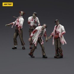 Zombie pack 4 figurines Dark Source Scientists (Male) 8 cm | 6927054401604