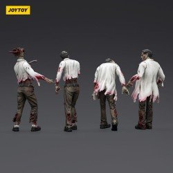 Zombie pack 4 figurines Dark Source Scientists (Male) 8 cm | 6927054401604