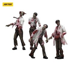 Zombie pack 4 figurines Dark Source Scientists (Male) 8 cm | 6927054401604