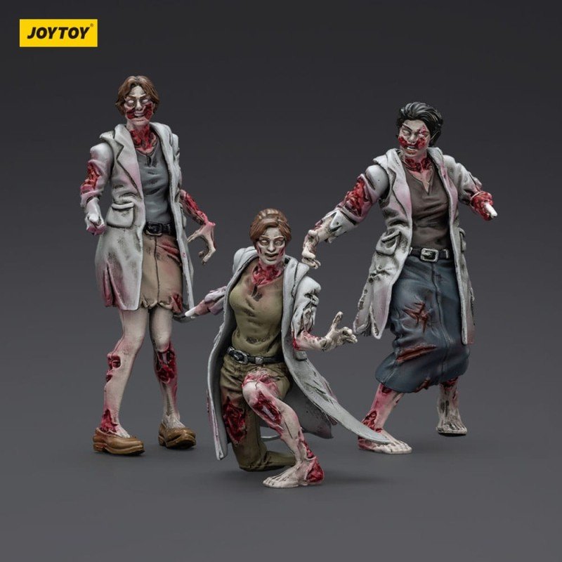 Zombie pack 3 figurines Dark Source Medics 8 cm | 6927054401628