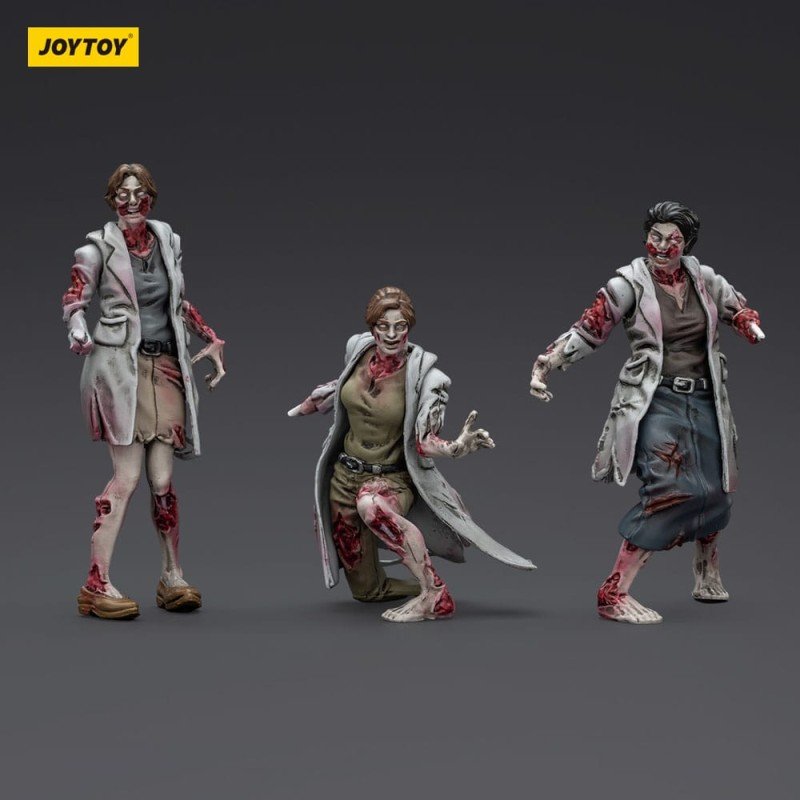 Zombie pack 3 figurines Dark Source Medics 8 cm | 6927054401628