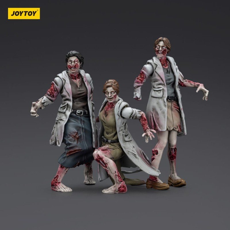 Zombie pack 3 figurines Dark Source Medics 8 cm | 6927054401628