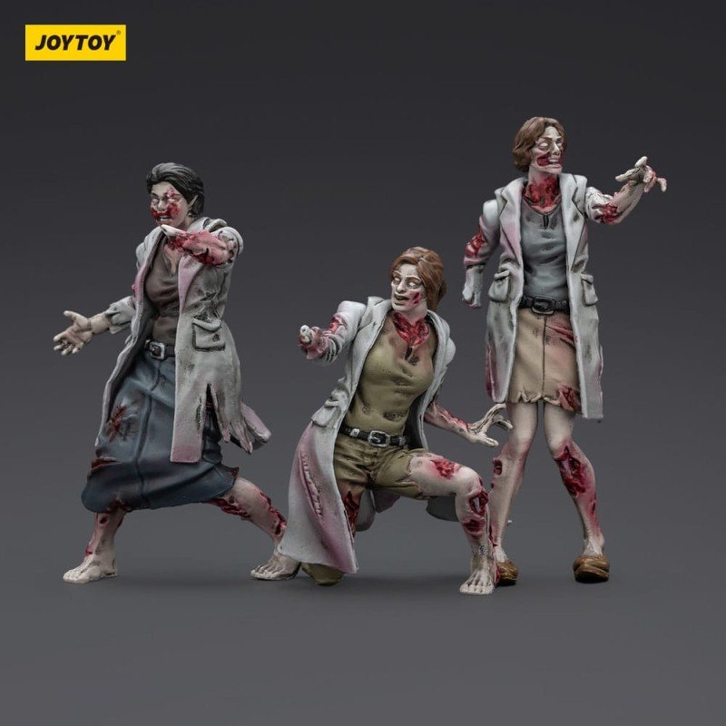 Zombie pack 3 figurines Dark Source Medics 8 cm | 6927054401628