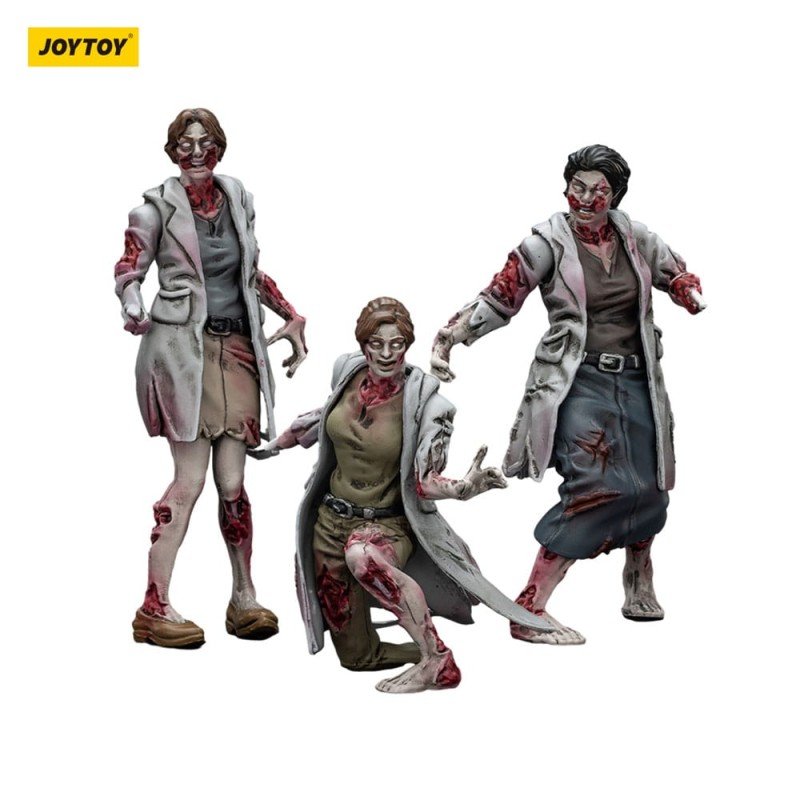 Zombie pack 3 figurines Dark Source Medics 8 cm | 6927054401628