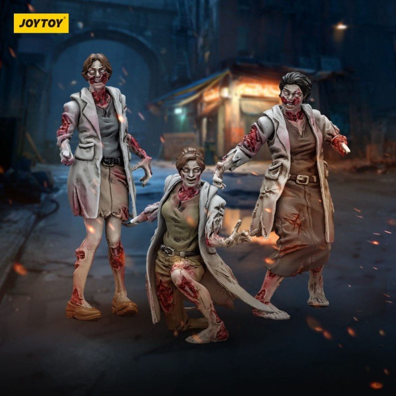 Zombie pack 3 figurines Dark Source Medics 8 cm | 6927054401628