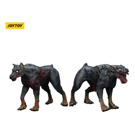 Zombie pack 2 figurines Dark Source Police Dogs 8 cm | 6927054401642