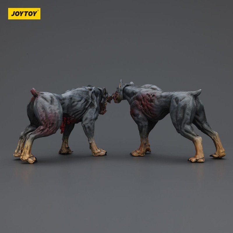 Zombie pack 2 figurines Dark Source Police Dogs 8 cm | 6927054401642