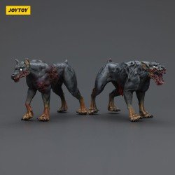 Zombie pack 2 figurines Dark Source Police Dogs 8 cm | 6927054401642