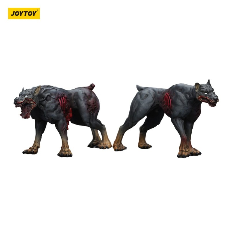 Zombie pack 2 figurines Dark Source Police Dogs 8 cm | 6927054401642