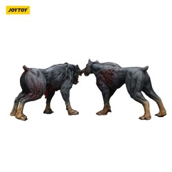 Zombie pack 2 figurines Dark Source Police Dogs 8 cm | 6927054401642