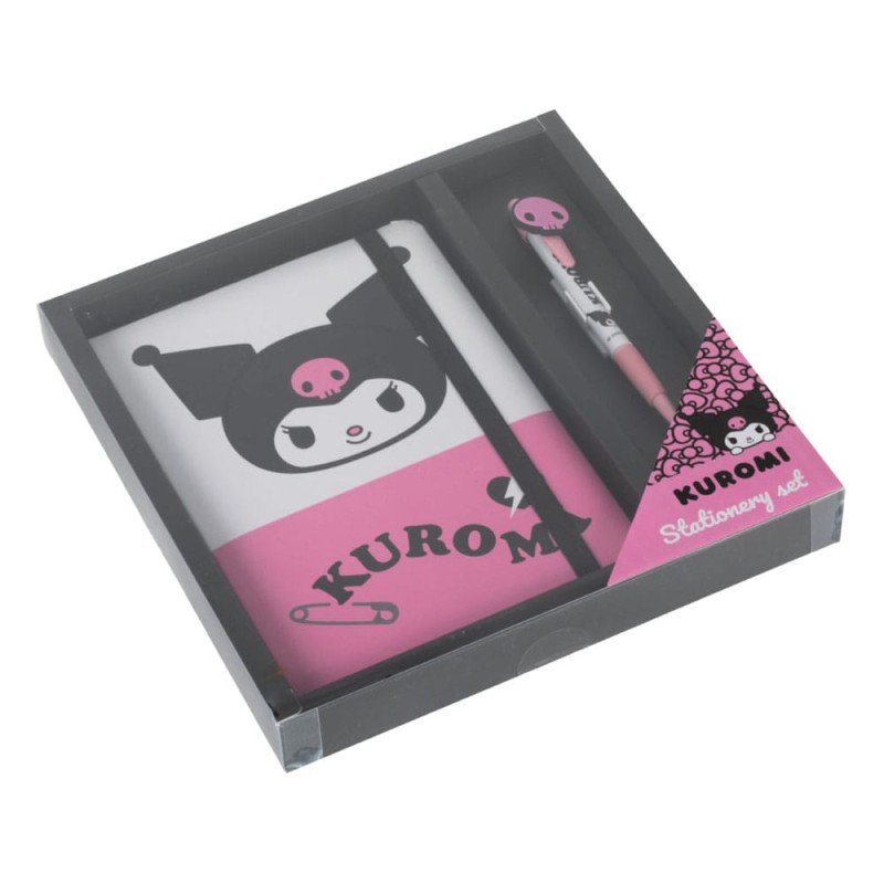 Sanrio Notebook with Pen Gift Set Kuromi | 8445484575453