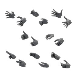 Megalomaria Unlimited Universe Model Kit Accessory Set Ex Hand Unit Male Type A | 4934054069378