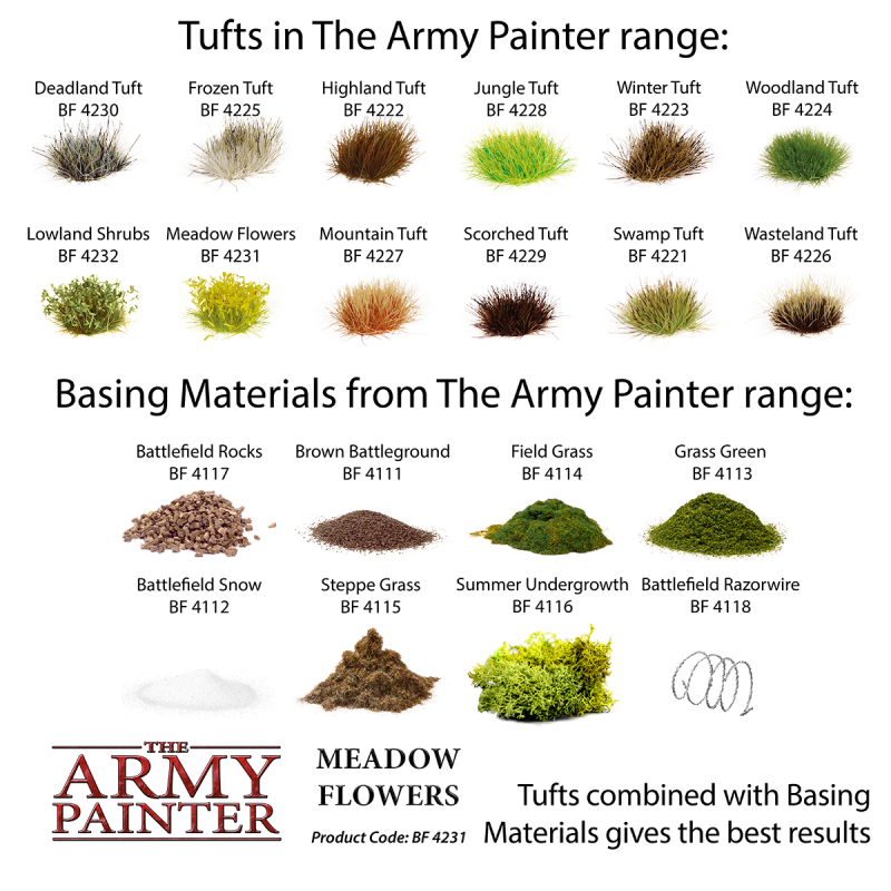 The Army Painter - Field Accessory - Meadow Flowers Tuft