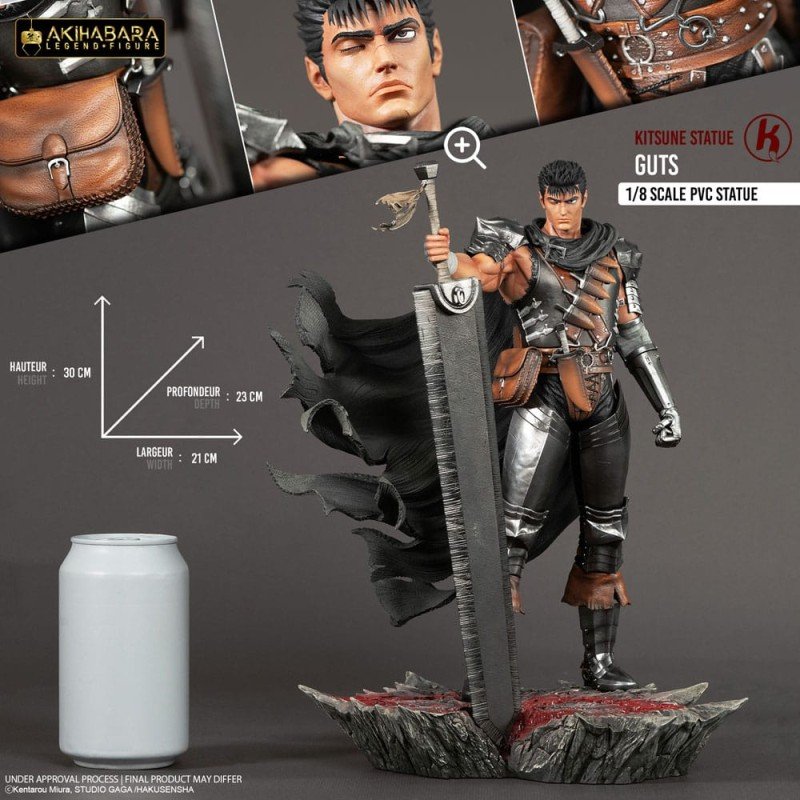Berserk statuette PVC Akihabara Legend Figure 1/8 Guts 30 cm | 3770012659851