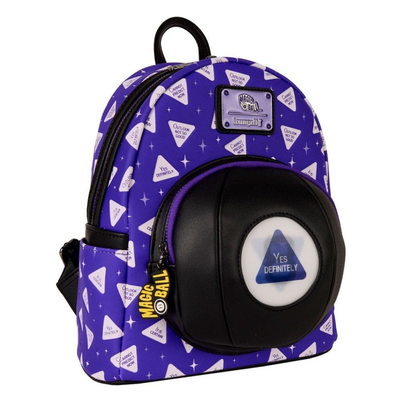 Mattel by Loungefly Mini Backpack Magic 8 Ball | 0671803545359
