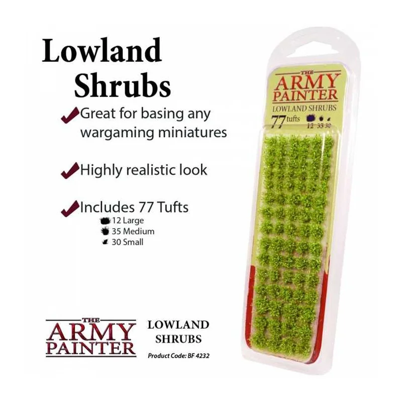 The Army Painter - Accessoire de Terrain - Lowland Shrubs Tuft | 5713799423206