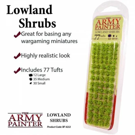 The Army Painter - Accessoire de Terrain - Lowland Shrubs Tuft | 5713799423206