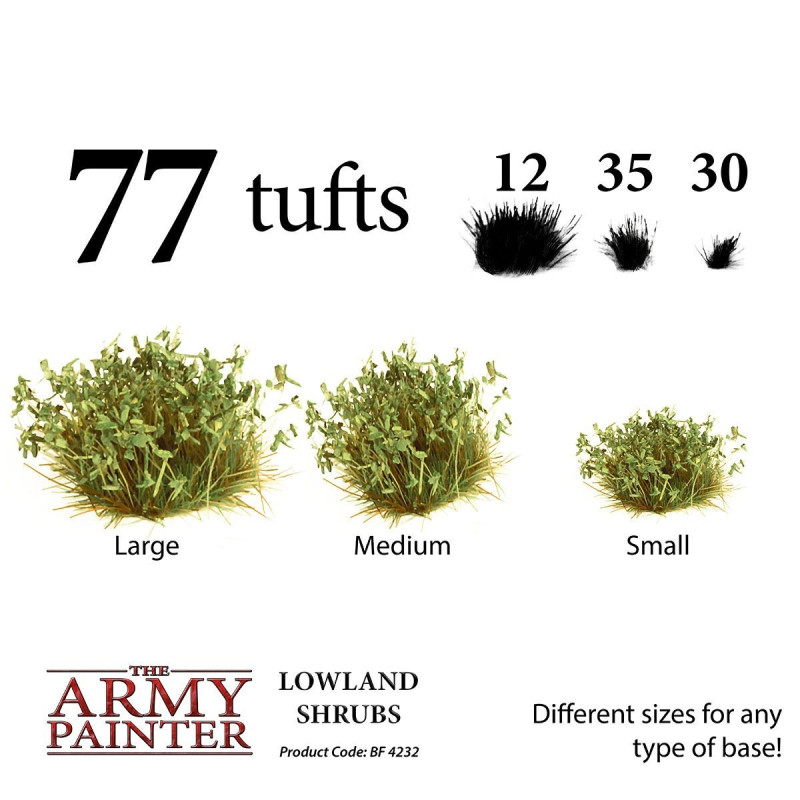 The Army Painter - Accessoire de Terrain - Lowland Shrubs Tuft