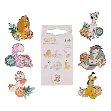 Disney by Loungefly assortiment pin's émaillés Blind Box Dogs & Cats (12) | 0671803551251