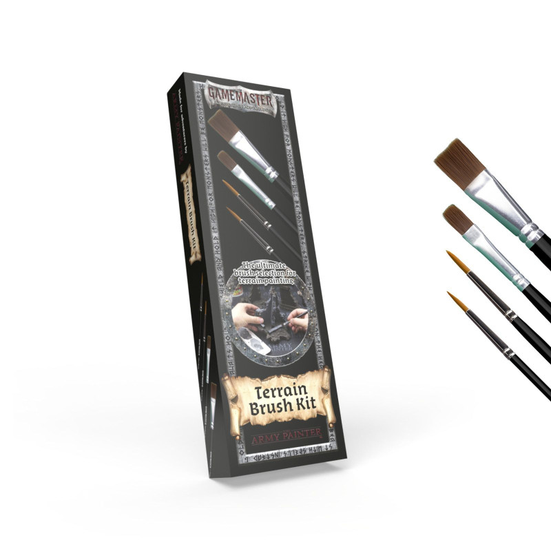 The Army Painter - Pinceaux - Gamemaster: Terrain Brush Kit