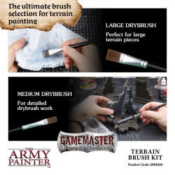 The Army Painter - Pinceaux - Gamemaster: Terrain Brush Kit