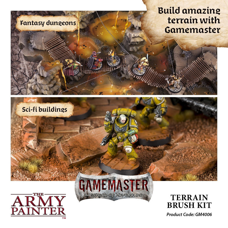 The Army Painter - Borstels - Gamemaster: Terreinborstelset