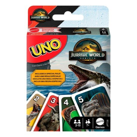 Jurassic World Rebirth UNO Card Game | 0194735304905