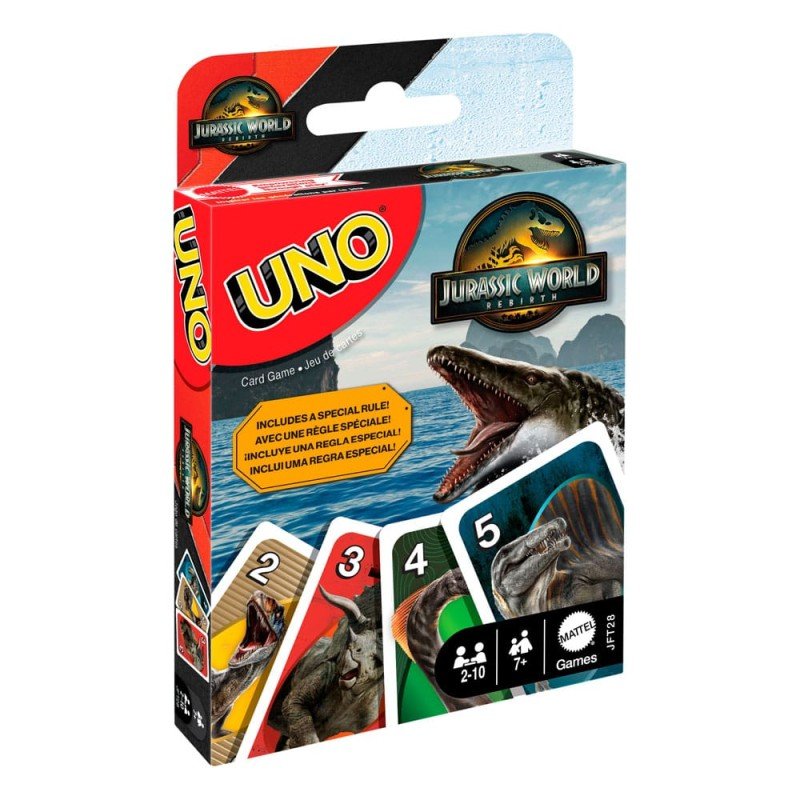 Jurassic World : Renaissance UNO jeux de cartes | 0194735304905