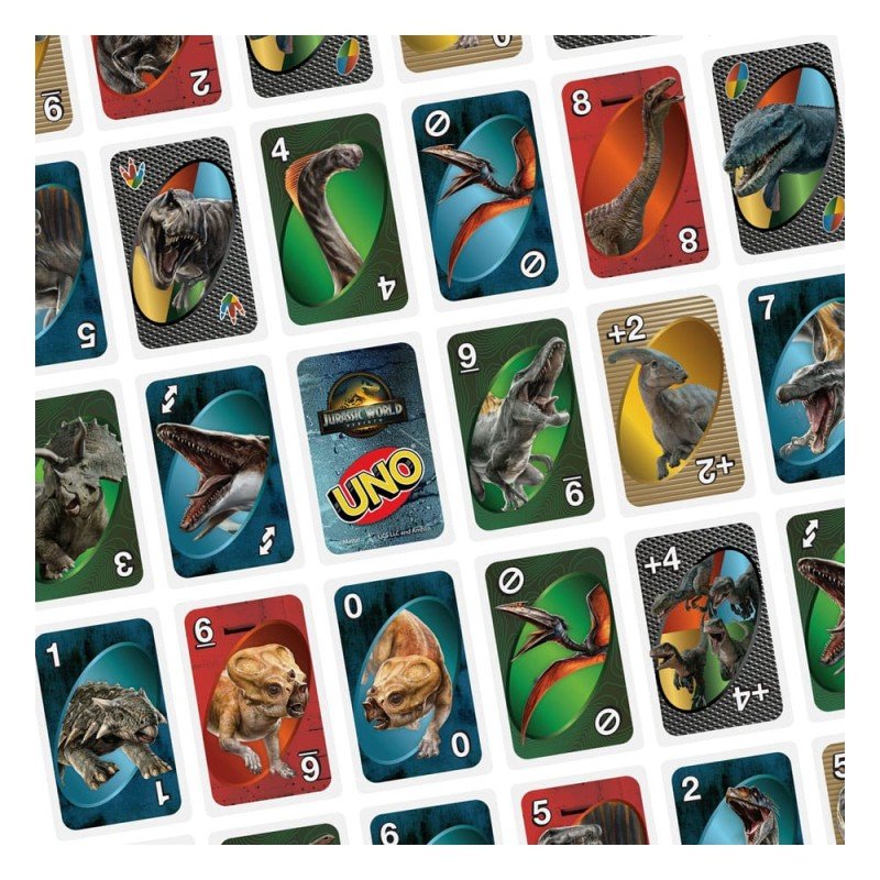Jurassic World : Renaissance UNO jeux de cartes | 0194735304905