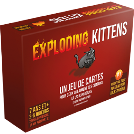 jeu : Exploding Kittens éditeur : Exploding Kittens version française jeu : Exploding Kittens éditeur : Exploding Kittens version française