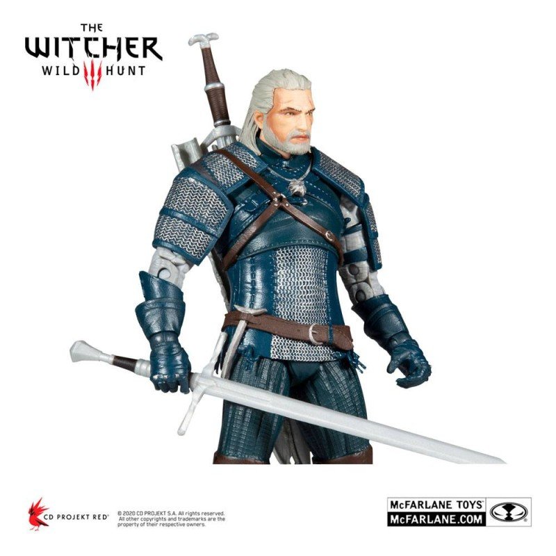 The Witcher figurine Geralt of Rivia (Viper Armor: Teal Dye) 18 cm | 0787926134087