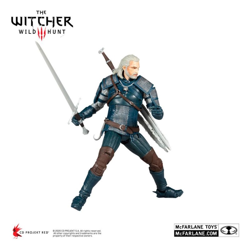The Witcher figurine Geralt of Rivia (Viper Armor: Teal Dye) 18 cm | 0787926134087