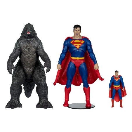 DC Justice League Monsterverse DC Multiverse pack de 2 figurines Superman Vs. Godzilla 30 cm | 0787926138610