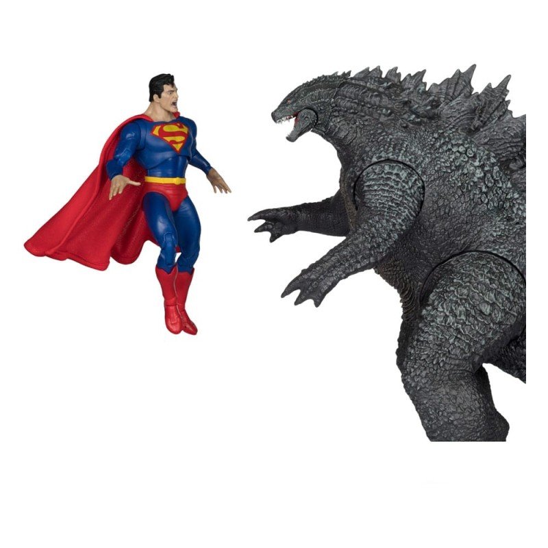 DC Justice League Monsterverse DC Multiverse pack de 2 figurines Superman Vs. Godzilla 30 cm | 0787926138610