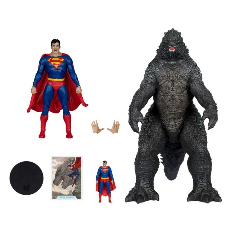 DC Justice League Monsterverse DC Multiverse pack de 2 figurines Superman Vs. Godzilla 30 cm | 0787926138610