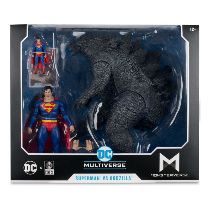 DC Justice League Monsterverse DC Multiverse pack de 2 figurines Superman Vs. Godzilla 30 cm | 0787926138610