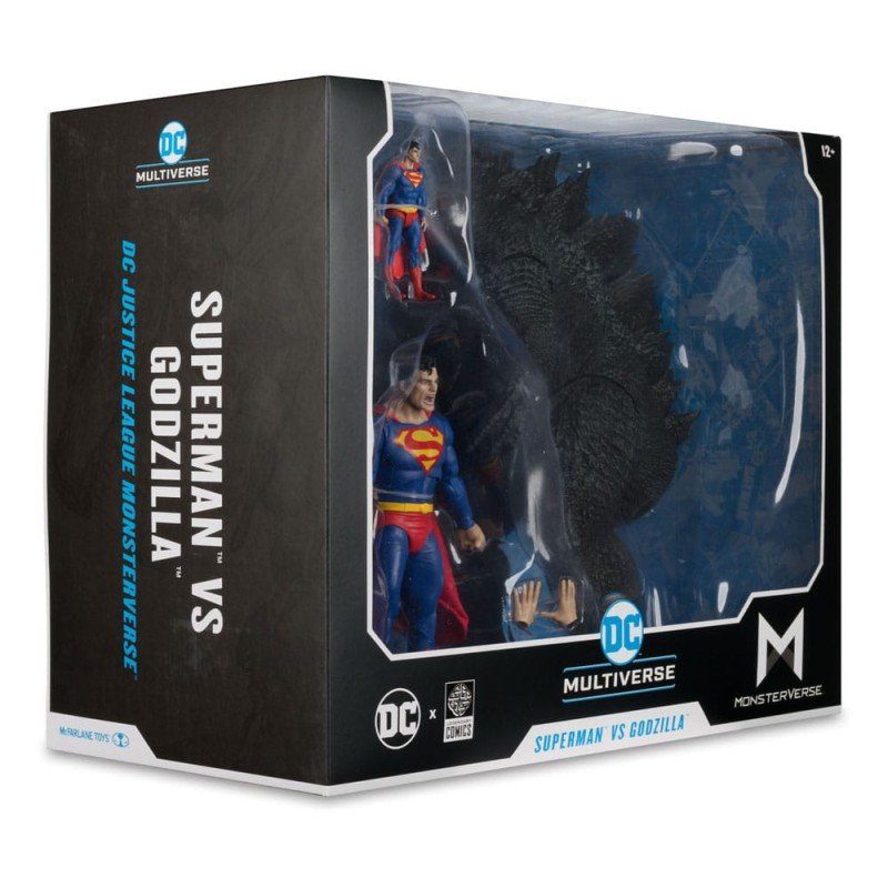 DC Justice League Monsterverse DC Multiverse pack de 2 figurines Superman Vs. Godzilla 30 cm | 0787926138610