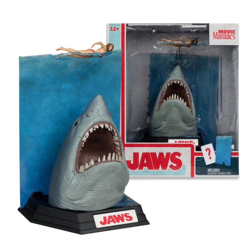 Les Dents de la mer statuette PVC Movie Maniacs Jaws (50th Anniversary) 16 cm | 0787926140835