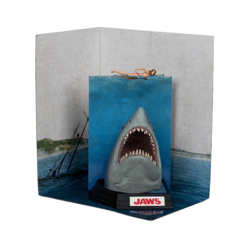 Les Dents de la mer statuette PVC Movie Maniacs Jaws (50th Anniversary) 16 cm | 0787926140835
