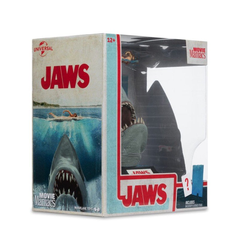 Les Dents de la mer statuette PVC Movie Maniacs Jaws (50th Anniversary) 16 cm | 0787926140835