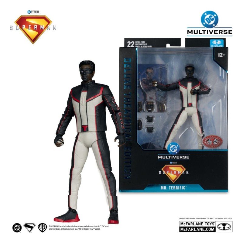 Superman (2025) DC Multiverse figurine Deluxe Theatrical Edition Mr. Terrific (Red Platinum Edition) 18 cm | 0787926174519