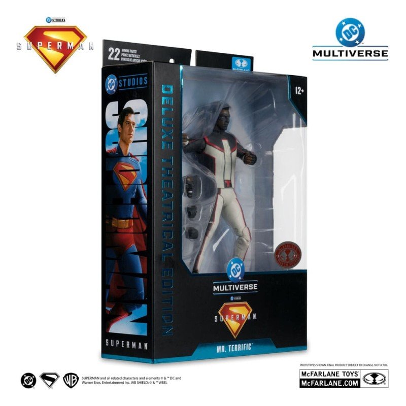 Superman (2025) DC Multiverse figurine Deluxe Theatrical Edition Mr. Terrific (Red Platinum Edition) 18 cm | 0787926174519