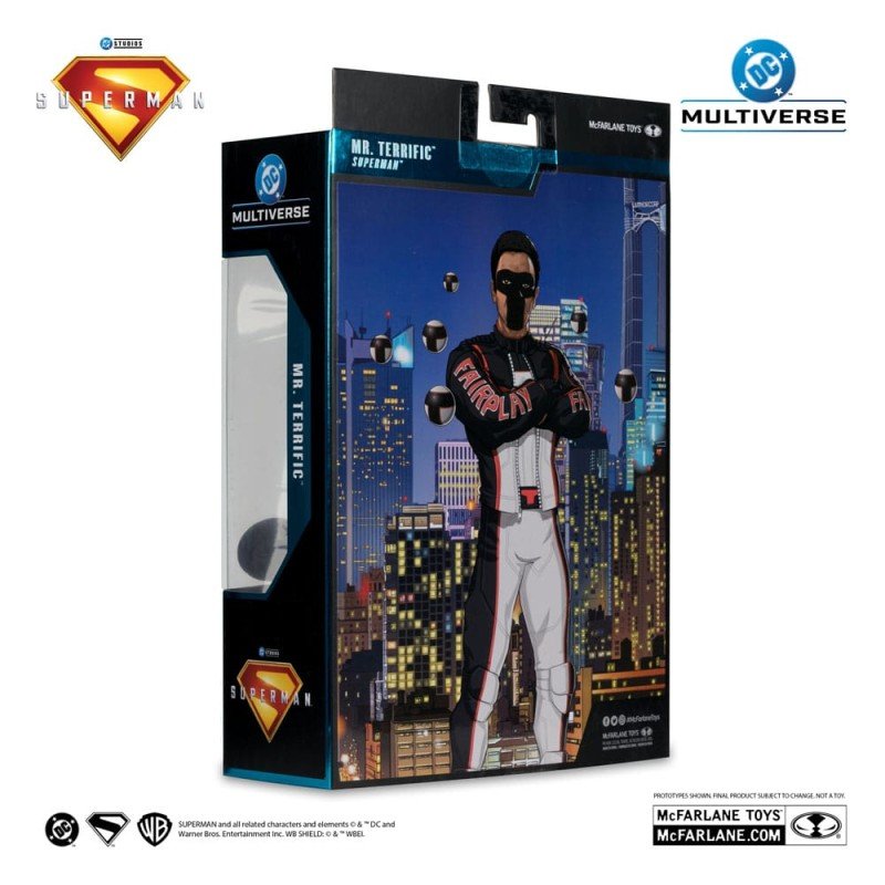 Superman (2025) DC Multiverse figurine Deluxe Theatrical Edition Mr. Terrific (Red Platinum Edition) 18 cm | 0787926174519